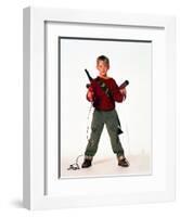 MACAULAY CULKIN. "HOME ALONE" [1990], directed by CHRIS COLUMBUS.-null-Framed Photographic Print