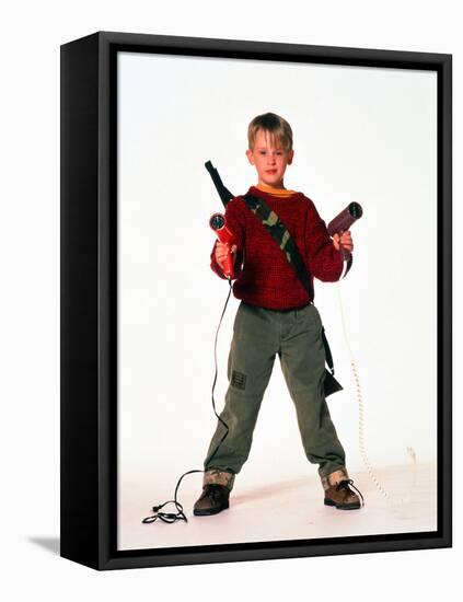 MACAULAY CULKIN. "HOME ALONE" [1990], directed by CHRIS COLUMBUS.-null-Framed Stretched Canvas