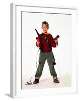 MACAULAY CULKIN. "HOME ALONE" [1990], directed by CHRIS COLUMBUS.-null-Framed Premium Photographic Print