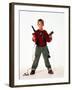 MACAULAY CULKIN. "HOME ALONE" [1990], directed by CHRIS COLUMBUS.-null-Framed Premium Photographic Print