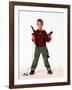 MACAULAY CULKIN. "HOME ALONE" [1990], directed by CHRIS COLUMBUS.-null-Framed Photographic Print