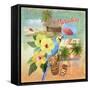 Macaw Cabana Pattern-Art Licensing Studio-Framed Stretched Canvas