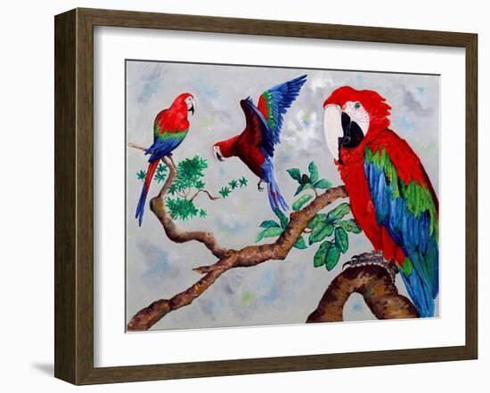 Macaws, 2006-Maylee Christie-Framed Giclee Print