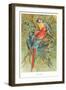 Macaws in the Jungle-null-Framed Art Print