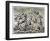 Macbeth, Act I Scene III: Macbeth and Banquo on Horseback Encounter the Three Witches-null-Framed Art Print