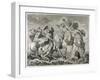 Macbeth, Act I Scene III: Macbeth and Banquo on Horseback Encounter the Three Witches-null-Framed Art Print