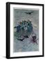 Macbeth, Act I Scene III: The Three Witches: "So Wither'd and Wild in Their Attire"-Charles Folkard-Framed Art Print