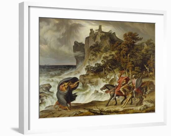 Macbeth and the Three Witches, 1829-30-Joseph Anton Koch-Framed Giclee Print