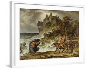 Macbeth and the Three Witches, 1829-30-Joseph Anton Koch-Framed Giclee Print