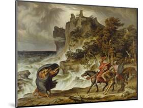 Macbeth and the Three Witches, 1829-30-Joseph Anton Koch-Mounted Giclee Print