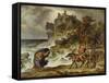 Macbeth and the Three Witches, 1829-30-Joseph Anton Koch-Framed Stretched Canvas
