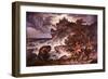 Macbeth and the Witches, 1835-Joseph Anton Kock-Framed Premium Giclee Print