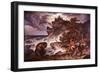 Macbeth and the Witches, 1835-Joseph Anton Kock-Framed Premium Giclee Print