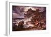 Macbeth and the Witches, 1835-Joseph Anton Kock-Framed Premium Giclee Print