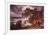 Macbeth and the Witches, 1835-Joseph Anton Kock-Framed Giclee Print