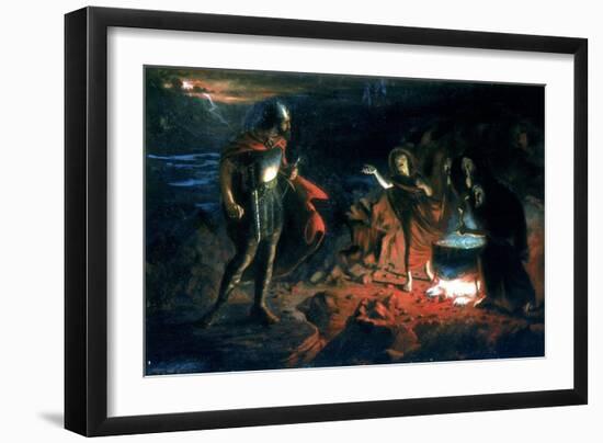 Macbeth and the Witches, Late 19th Century-Henry Daniel Chadwick-Framed Giclee Print