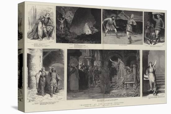 Macbeth at the Lyceum Theatre-Godefroy Durand-Stretched Canvas