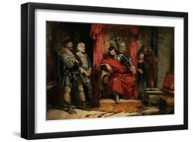 Macbeth Instructing the Murderers Employed to Kill Banquo-George Cattermole-Framed Giclee Print