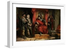 Macbeth Instructing the Murderers Employed to Kill Banquo-George Cattermole-Framed Giclee Print