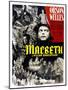 Macbeth, Jeanette Nolan, Orson Welles, Italian Poster Art, 1948-null-Mounted Art Print