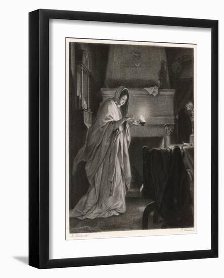 Macbeth, Lady Macbeth Sleep Walking-M. Adamo-Framed Art Print