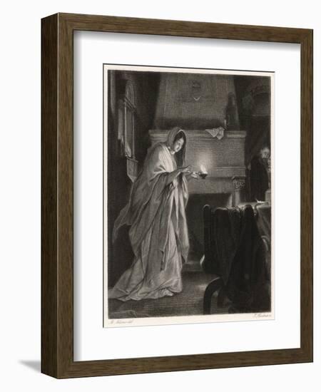 Macbeth, Lady Macbeth Sleep Walking-M. Adamo-Framed Art Print