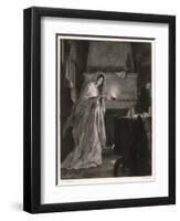 Macbeth, Lady Macbeth Sleep Walking-M. Adamo-Framed Art Print