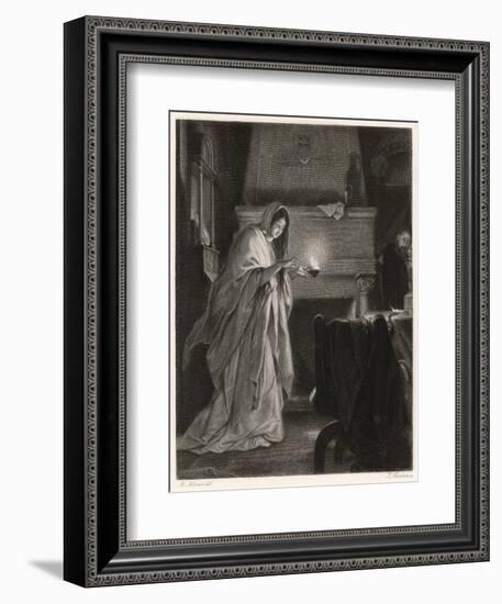 Macbeth, Lady Macbeth Sleep Walking-M. Adamo-Framed Art Print