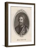 Macbeth, Scottish King Conspirator and Later Slain in Battle by Malcolm III-John Hall-Framed Art Print