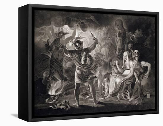 Macbeth, the Three Witches and Hecate, 1805-John Boydell-Framed Stretched Canvas