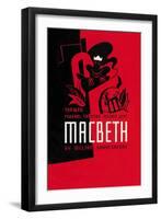 Macbeth: Wpa Federal Theater Negro Unit-Anthony Velonis-Framed Art Print