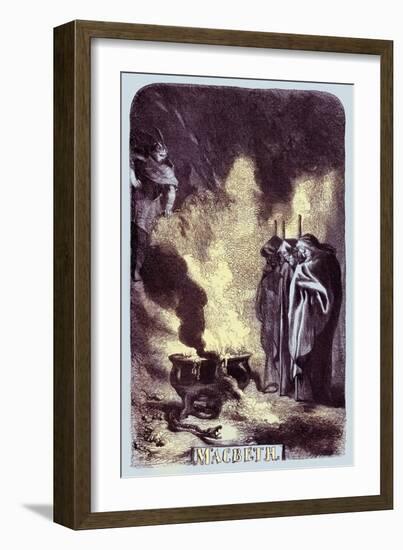 Macbeth-John Gilbert-Framed Giclee Print