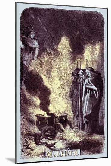 Macbeth-John Gilbert-Mounted Giclee Print