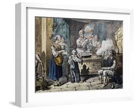 Maccaronaro, Print from the 19th Century-null-Framed Giclee Print