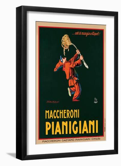 Maccheroni Pianigiani, 1922-Achille Luciano Mauzan-Framed Art Print