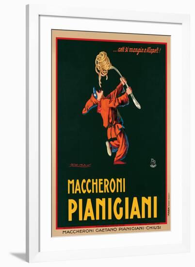 Maccheroni Pianigiani, 1922-Achille Luciano Mauzan-Framed Art Print