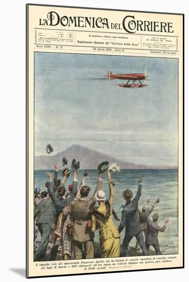 Macchi Breaks Record-Achille Beltrame-Mounted Art Print