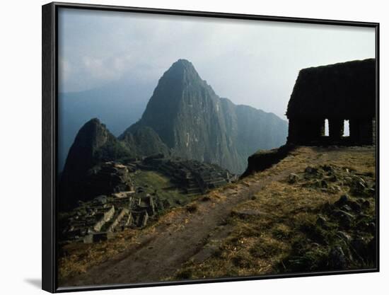 Macchu Picchu, Peru-Mitch Diamond-Framed Photographic Print