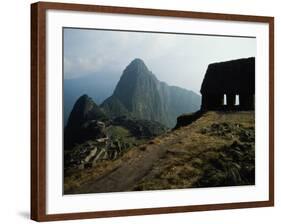 Macchu Picchu, Peru-Mitch Diamond-Framed Photographic Print