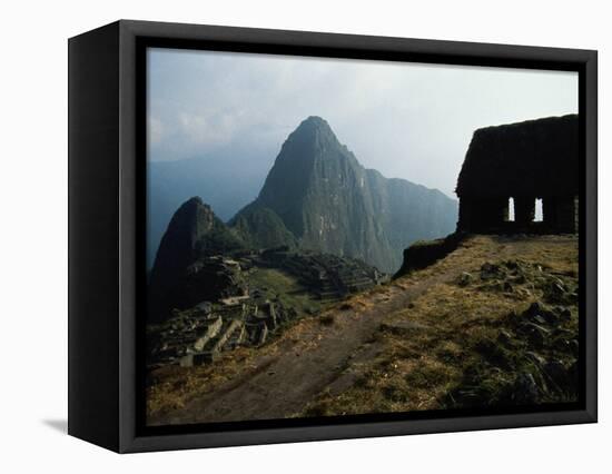 Macchu Picchu, Peru-Mitch Diamond-Framed Stretched Canvas