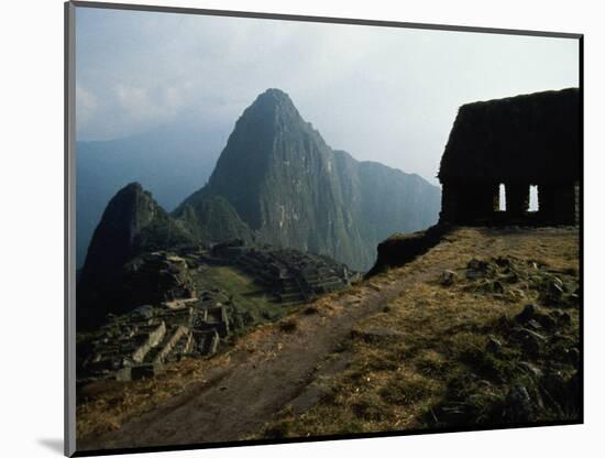 Macchu Picchu, Peru-Mitch Diamond-Mounted Photographic Print