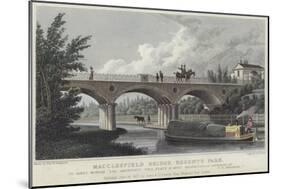 Macclesfield Bridge in Regent's Park-Thomas Hosmer Shepherd-Mounted Giclee Print
