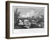 Macclesfield Bridge, Regent's Park, Marylebone, London, 1827-R Acon-Framed Giclee Print