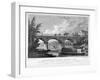 Macclesfield Bridge, Regent's Park, Marylebone, London, 1827-R Acon-Framed Giclee Print