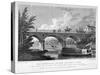 Macclesfield Bridge, Regent's Park, Marylebone, London, 1827-R Acon-Stretched Canvas