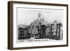 Macdonald College, Montreal, Canada, C1920S-null-Framed Giclee Print