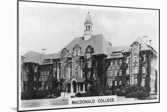 Macdonald College, Montreal, Canada, C1920S-null-Mounted Giclee Print