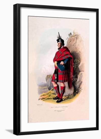 MacDonald of Keppach-R.r. Mcian-Framed Art Print