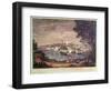 Macdonough's Victory on Lake Champlain and Defeat of the British Army at Plattsburg by General…-Hugh Reinagle-Framed Giclee Print