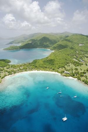 Aerial View of Caneel Bay and St. John